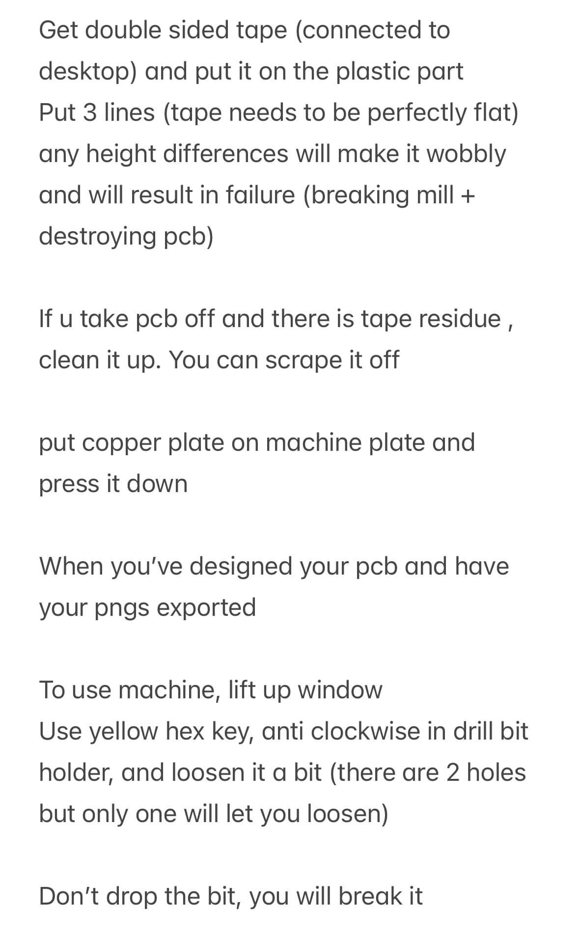 notes